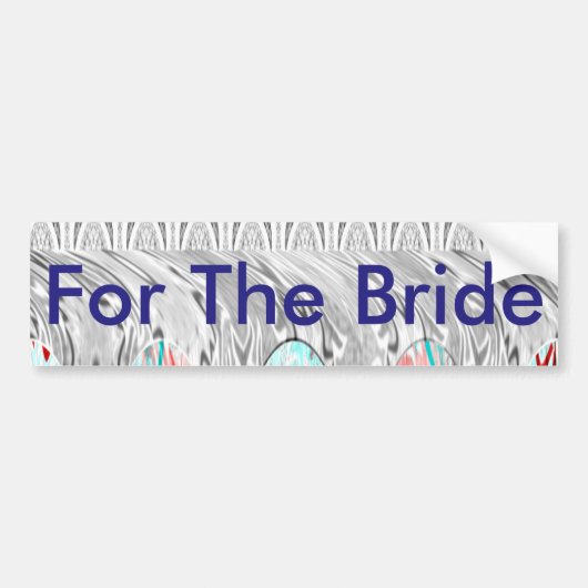 Voor de bride bumpersticker (Voorkant)