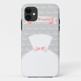 Voor de Bride gepersonaliseerde "Mrs." Case-Mate iPhone Case