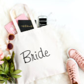 Voor de bride grote tote bag