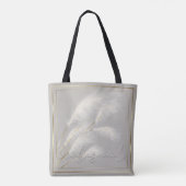 Voor de bruidsmeisjes Ivory Pampas Grass Tote Bag (Achterkant)