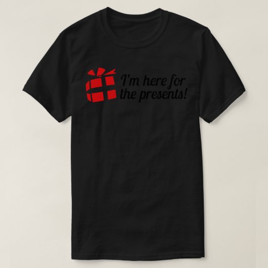 Voor de cadeaus t-shirt (Design voorkant)