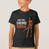 Voor de chemokoningin leukemie bewustzijn melanine t-shirt (Voorkant)