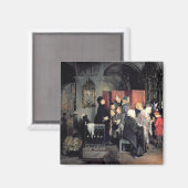 Voor de Confessie, 1877 Magneet (Voorkant / Achterkant)