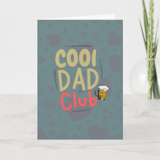 Voor de Coolste Papa – Leuke Vaderdag Wensen Kaart (Voorkant)