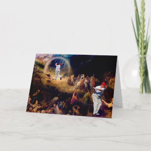 Voor de Course New Year's Greeting Card Feestdagen Kaart