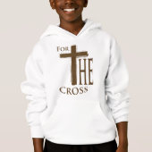 Voor de Cross Christelijke Faith Hoodie (Voorkant)