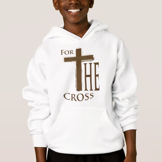 Voor de Cross Christelijke Faith Hoodie (Voorkant)