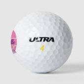 Voor de dames golfballen (Logo)