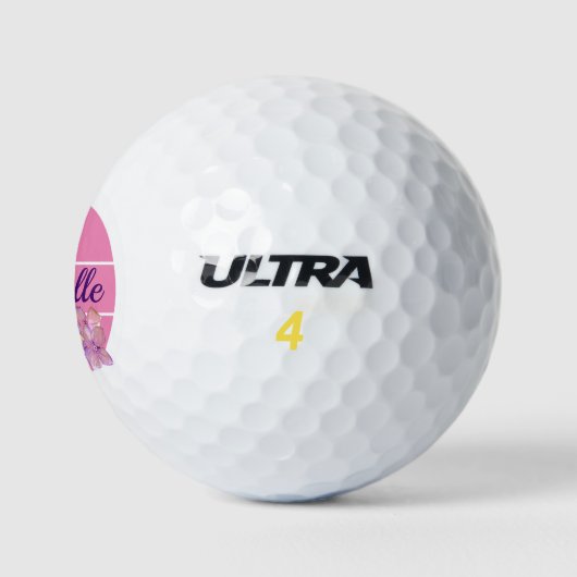 Voor de dames golfballen (Logo)