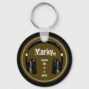voor de dj sleutelhanger