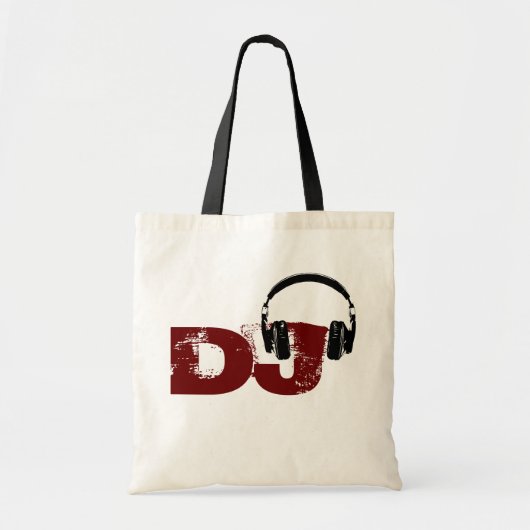 voor de DJ Tote Bag (Voorkant)