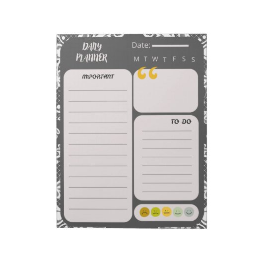 Voor de dromers, planners en makers. Dit is Notitieblok (Linkerzijde)
