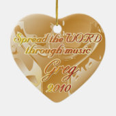 Voor de dwarssiertekens keramisch ornament (Achterkant)