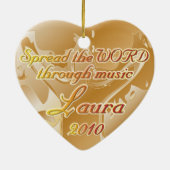 Voor de dwarssiertekens keramisch ornament (Achterkant)