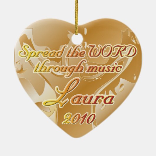 Voor de dwarssiertekens keramisch ornament (Achterkant)