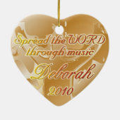 Voor de dwarssiertekens keramisch ornament (Achterkant)