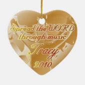 Voor de dwarssiertekens keramisch ornament (Achterkant)