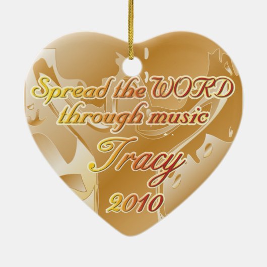 Voor de dwarssiertekens keramisch ornament (Achterkant)