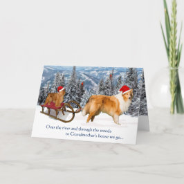 Voor de Eerste Kerstdag van het Huis van Grootmoed Feestdagen Kaart