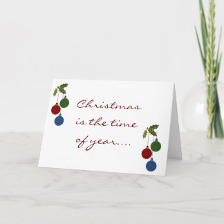 VOOR DE ENE DIE IK LIEFHEB MET KERST KERSTVREUGDE FEESTDAGEN KAART