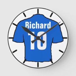 Voor de Football fan. Football Ronde Klok