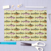 Voor de forel tissuepapier (Craft)