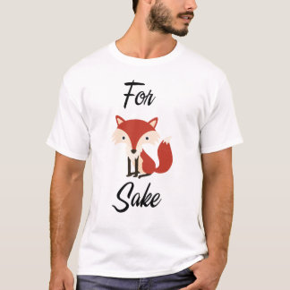 Voor de foxie omwille nieuwheid t-shirt