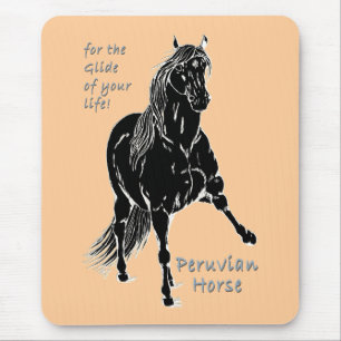 Voor de glijvlucht van je leven Peruaanse paard Muismat