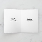 "Voor de goede orde" Funny Birthday Kaart (Binnen)