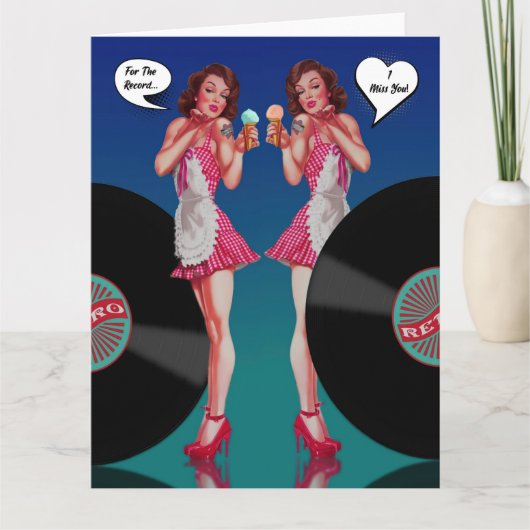 Voor de goede orde, ik mis je retro kaart (Voorkant)