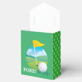 Voor de Golfer Favor Box Bedankdoosjes (Geopend)