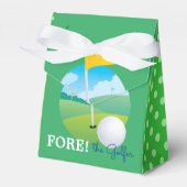 Voor de Golfer Favor Box Bedankdoosjes (Voorkant Zijde)