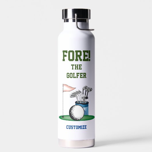 Voor de Golferwaterflacon Waterfles (Links)
