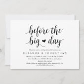 Voor de Grote Dag, het feest van de bruiloft Kaart (Voorkant)