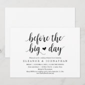 Voor de Grote Dag, het feest van de bruiloft Kaart (Voorkant / Achterkant)