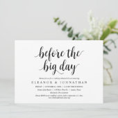 Voor de Grote Dag, het feest van de bruiloft Kaart (Staand voorkant)