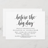 Voor de Grote Dag, het feest van de bruiloft Kaart (Voorkant / Achterkant)