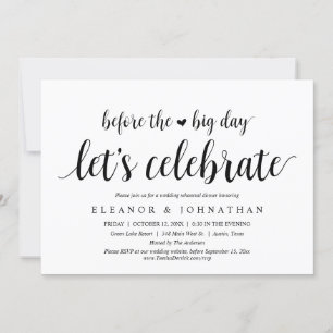 Voor de Grote Dag, het feest van de bruiloft Kaart