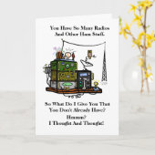 Voor de ham die alles heeft verjaardag Kaart (Gele Bloem)