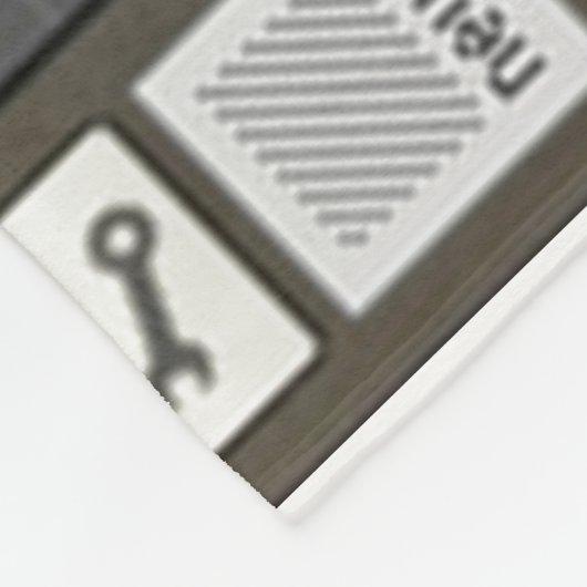 VOOR DE HAM-EXPLOITANT MET ALLE Blanket Fleece Deken (Hoek)