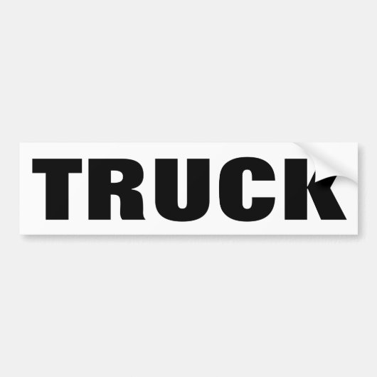 voor de hand liggende Bumpersticker (Voorkant)