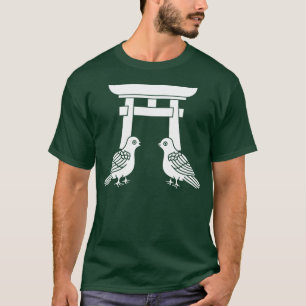 Voor de hand liggende duiven en Torii T-Shirt