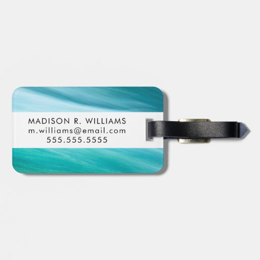 Vóór de Herfst Bagagelabel (Achterkant horizontaal)