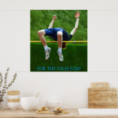 voor de hoge sprong poster (Keuken)