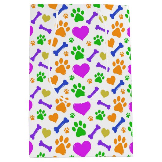 Voor de honden medium cadeauzakje (Voorkant)