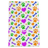 Voor de honden medium cadeauzakje (Achterkant)