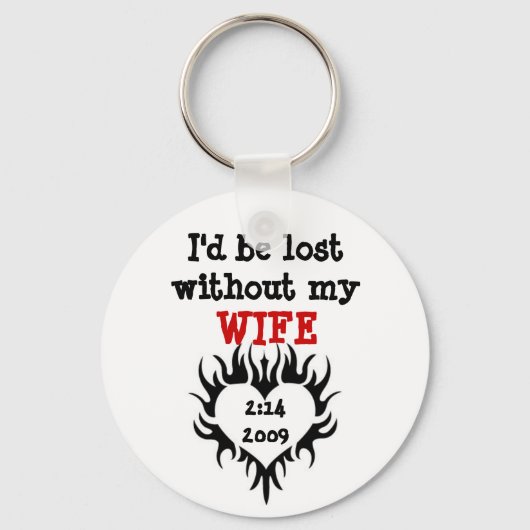 Voor de Hubby Sleutelhanger (Voorkant)