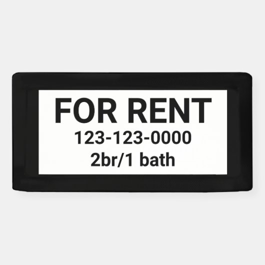 VOOR DE HUIDIGE SIGN BANNER (Horizontaal)