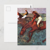 Voor de Jockeis-training starten - Degas Painting Briefkaart (Voorkant / Achterkant)