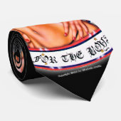 Voor de jongens Pinup Mannen Necktie Stropdas (Opgerold)